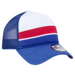 New York Giants New Era Youth Sport Night Color Block 9FORTY A-Frame Trucker Adjustable Hat - Royal Hats