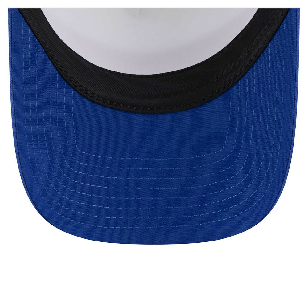 New York Giants New Era Youth Sport Night Color Block 9FORTY A-Frame Trucker Adjustable Hat - Royal Hats