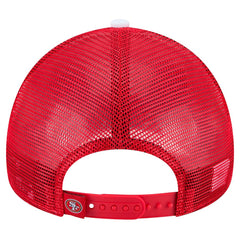 San Francisco 49ers New Era Youth Sport Night Color Block 9FORTY A-Frame Trucker Adjustable Hat - Scarlet Hats