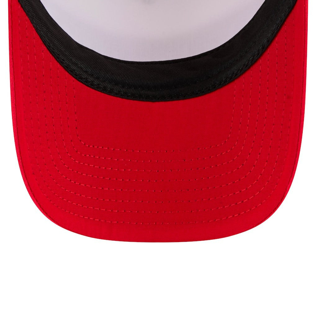 San Francisco 49ers New Era Youth Sport Night Color Block 9FORTY A-Frame Trucker Adjustable Hat - Scarlet Hats