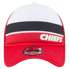 Kansas City Chiefs New Era Preschool Sport Night Color Block 9FORTY A-Frame Trucker Adjustable Hat - Red Hats