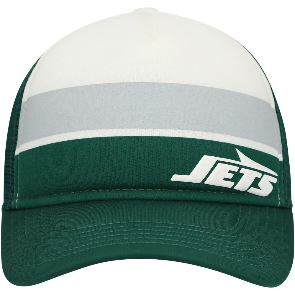 New York Jets New Era Preschool Sport Night Color Block 9FORTY A-Frame Trucker Adjustable Hat - Green Hats