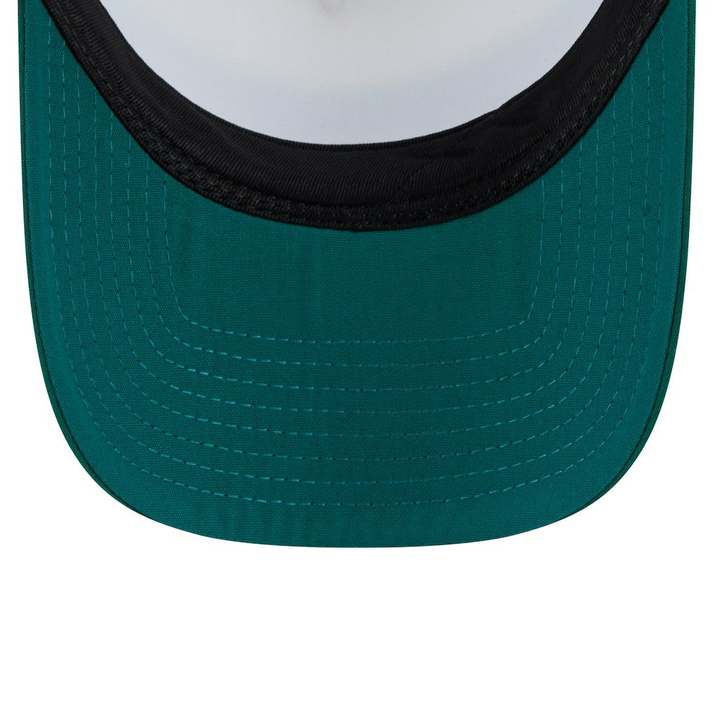 Philadelphia Eagles New Era Preschool Sport Night Color Block 9FORTY A-Frame Trucker Adjustable Hat - Midnight Green Hats