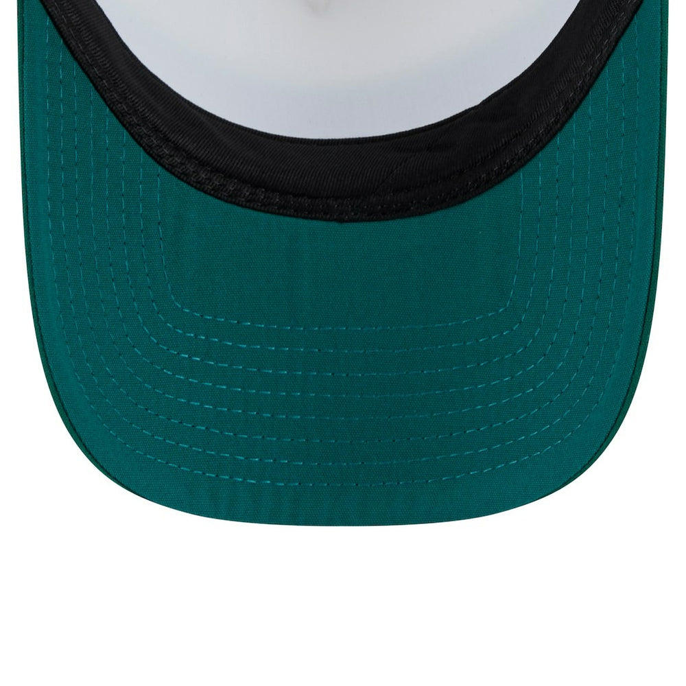 Philadelphia Eagles New Era Preschool Sport Night Color Block 9FORTY A-Frame Trucker Adjustable Hat - Midnight Green Hats
