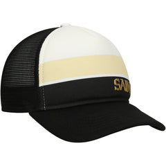 New Orleans Saints New Era Preschool Sport Night Color Block 9FORTY A-Frame Trucker Adjustable Hat - Black Hats