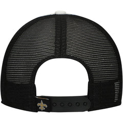 New Orleans Saints New Era Preschool Sport Night Color Block 9FORTY A-Frame Trucker Adjustable Hat - Black Hats