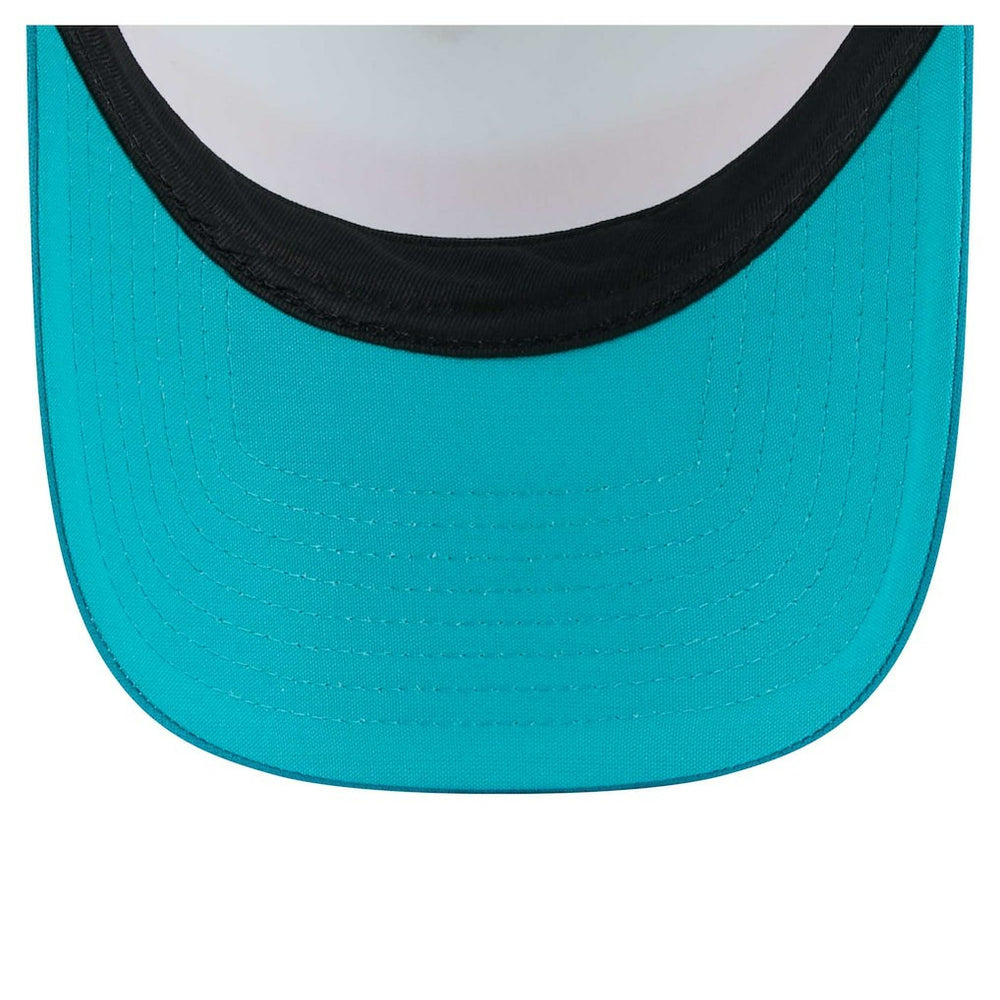Miami Dolphins New Era Preschool Sport Night Color Block 9FORTY A-Frame Trucker Adjustable Hat - Aqua Hats