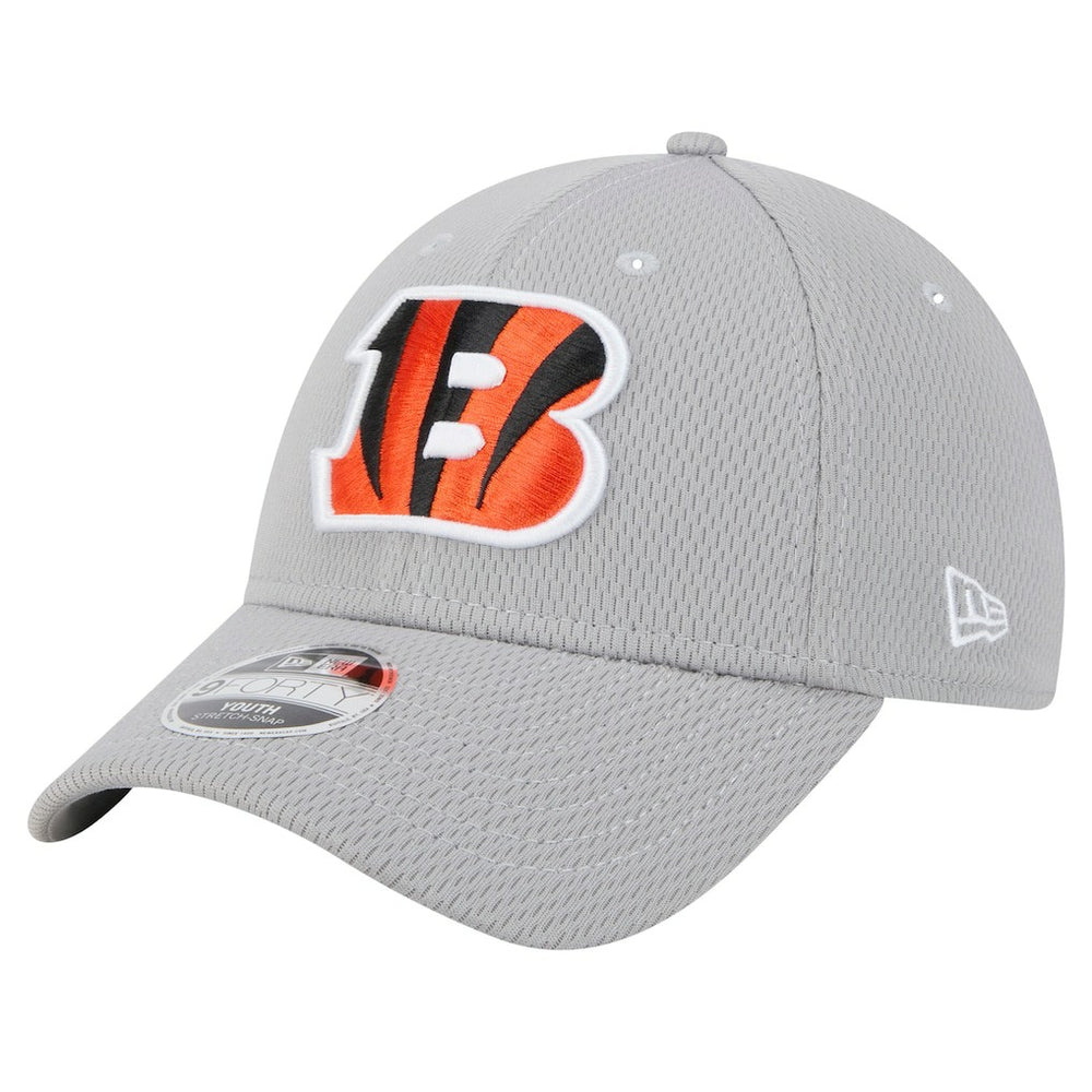 Cincinnati Bengals New Era Youth Main 9FORTY Adjustable Hat - Gray Hats