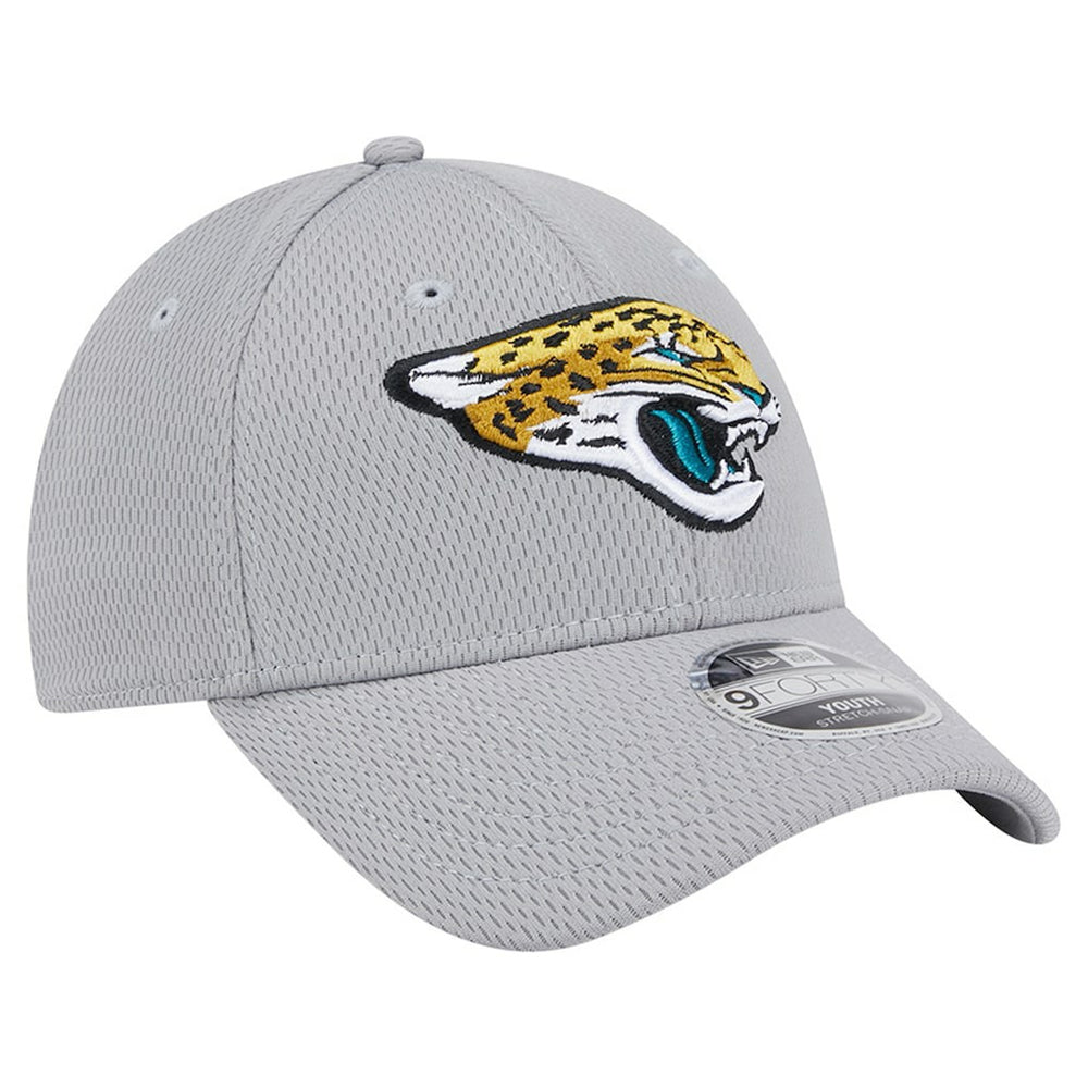 Jacksonville Jaguars New Era Youth Main 9FORTY Adjustable Hat - Gray Hats