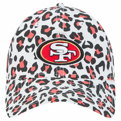San Francisco 49ers New Era Preschool Active Leopard 9TWENTY Adjustable Hat - White Hats