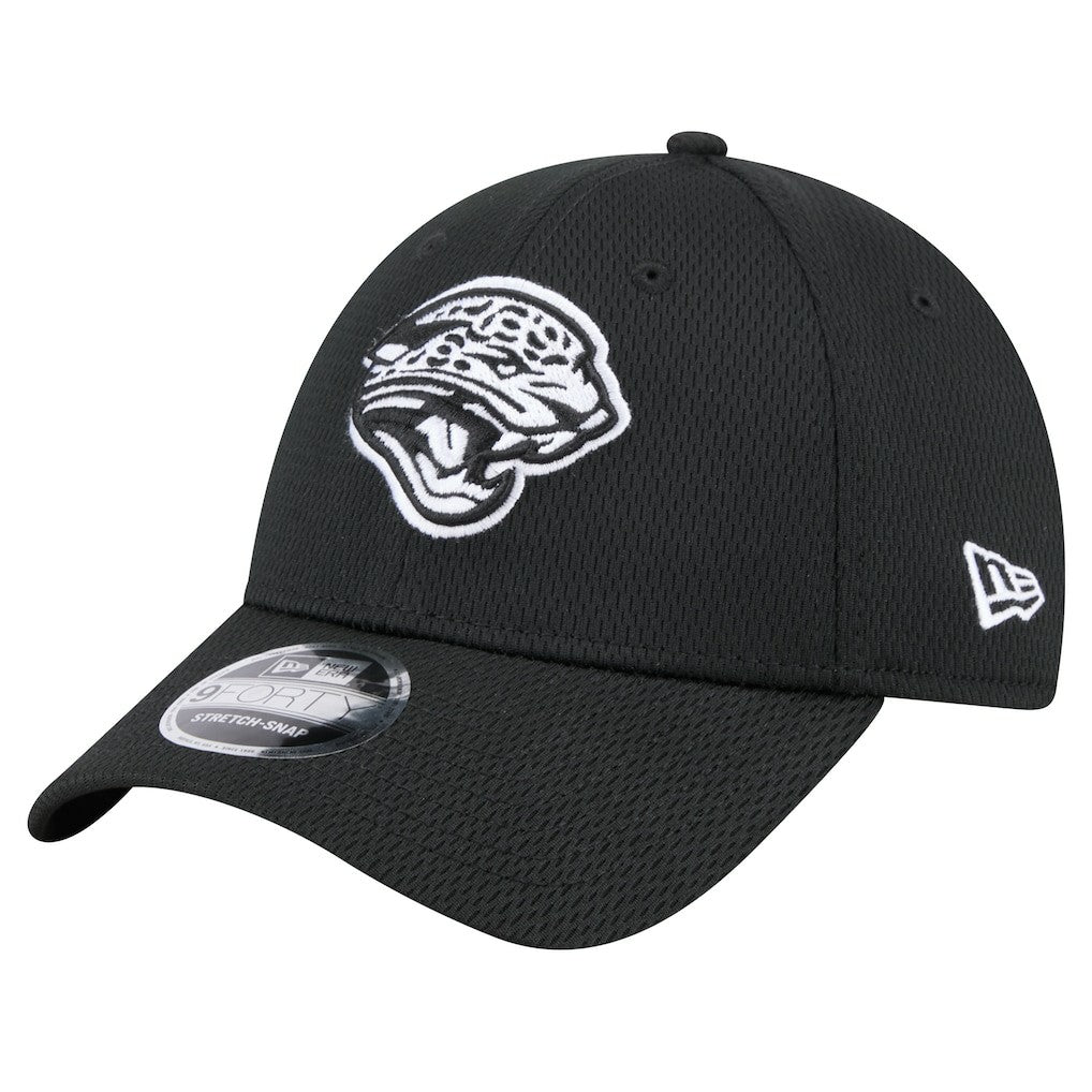 New Era Jacksonville Jaguars Black Main B-Dub 9FORTY Adjustable Hat