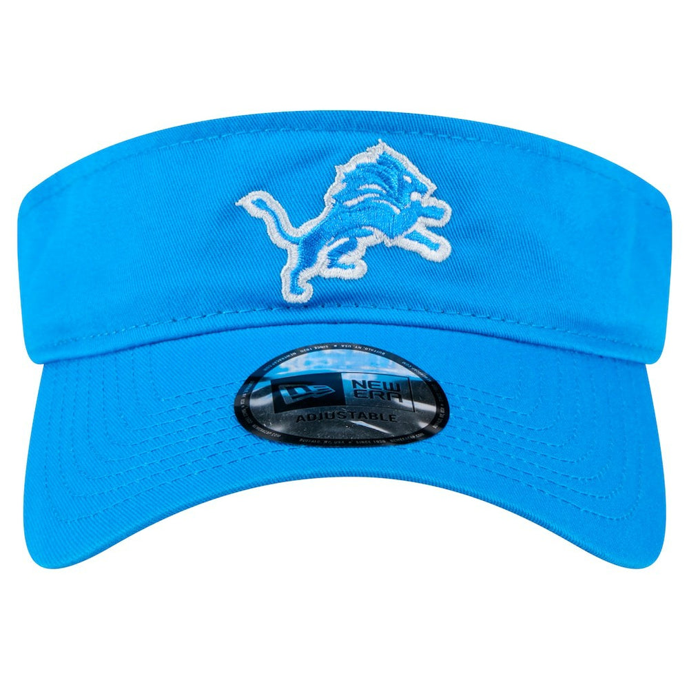 Detroit Lions New Era Main Adjustable Visor - Blue