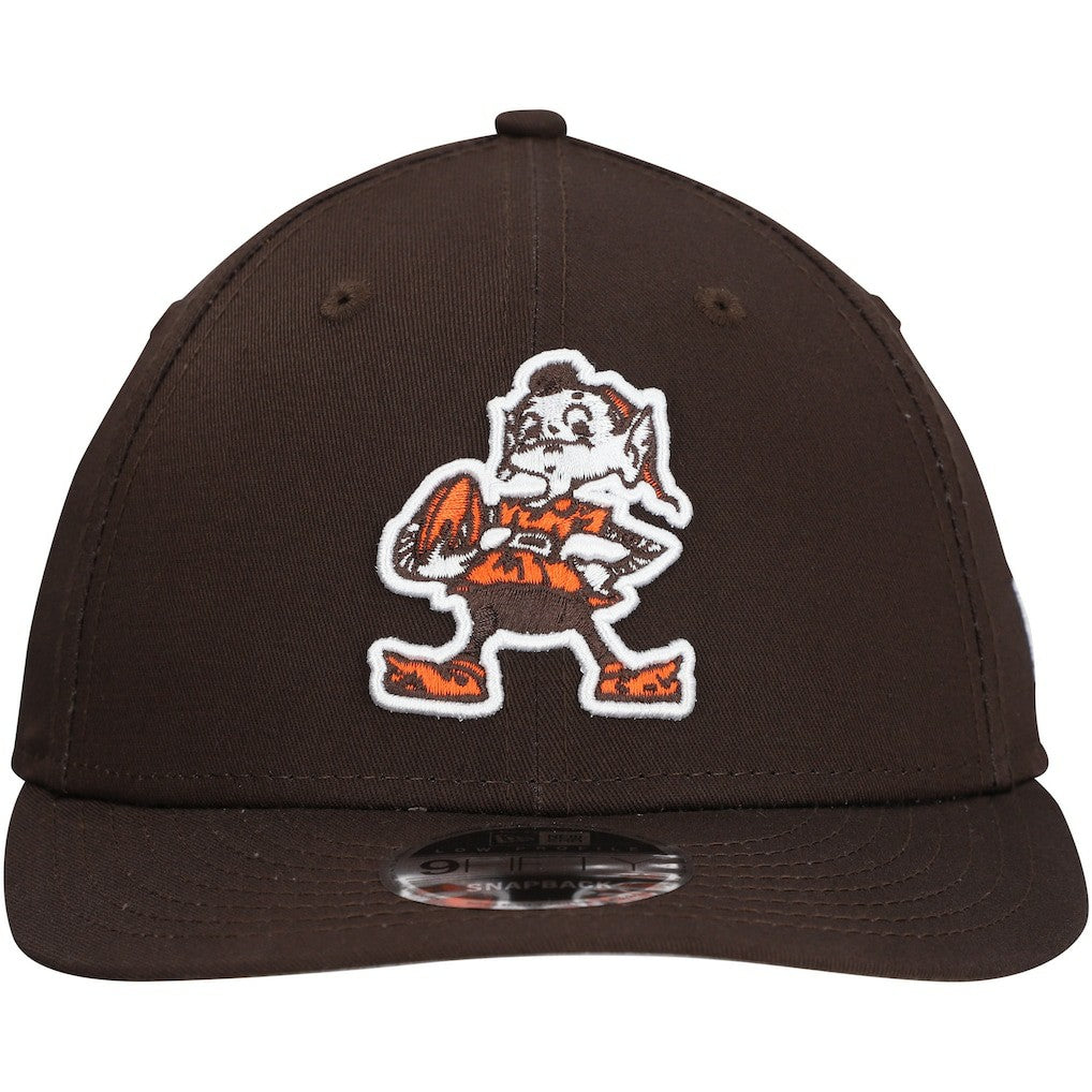 Cleveland Browns New Era Main Low Profile 9FIFTY Snapback Hat - Brown Hats