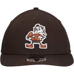 Cleveland Browns New Era Main Low Profile 9FIFTY Snapback Hat - Brown Hats