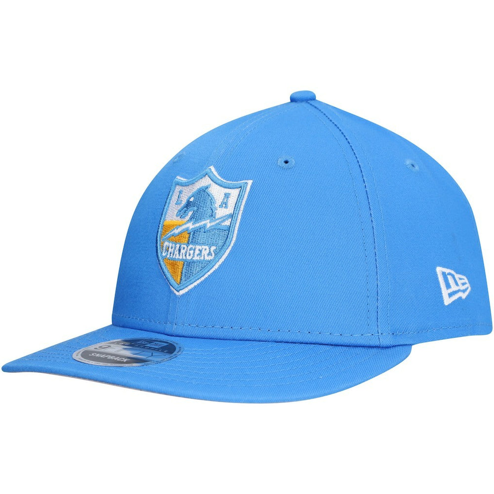 Los Angeles Chargers New Era Main Low Profile 9FIFTY Snapback Hat - Powder Blue Hats