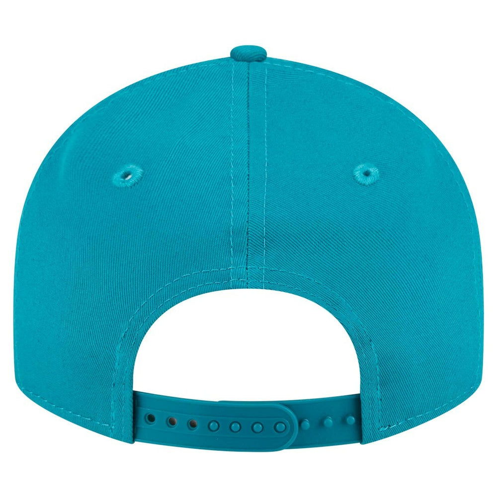 Miami Dolphins New Era Main Low Profile 9FIFTY Snapback Hat - Aqua Hats