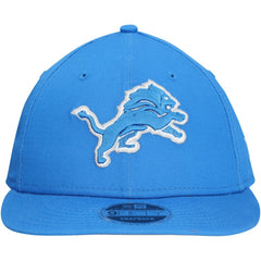 Detroit Lions New Era Main Low Profile 9FIFTY Snapback Hat - Blue Hats
