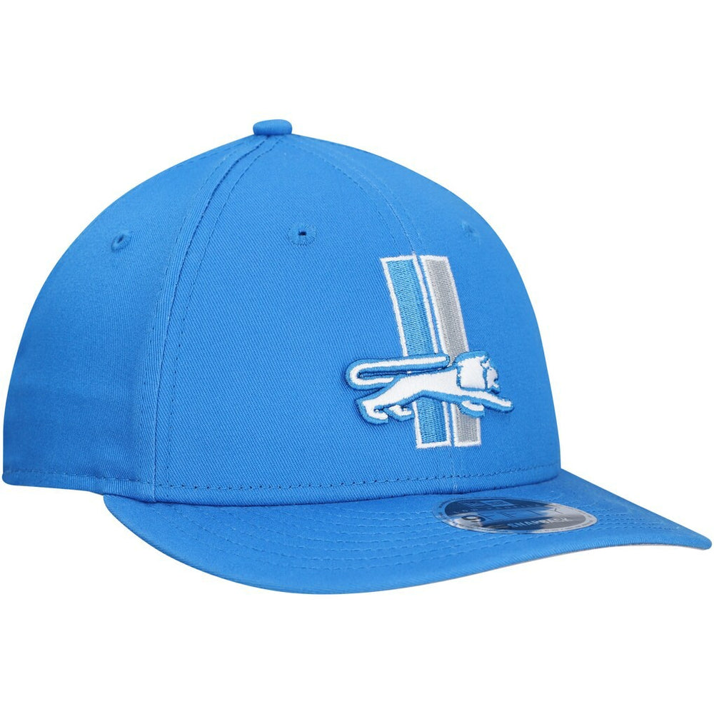 Detroit Lions New Era Main Low Profile 9FIFTY Snapback Hat - Blue Hats