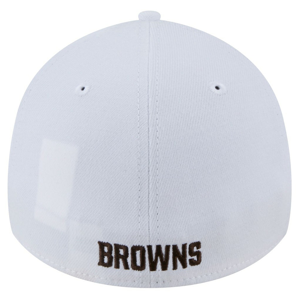 Cleveland Browns New Era Main 39THIRTY Flex Hat - White Hats