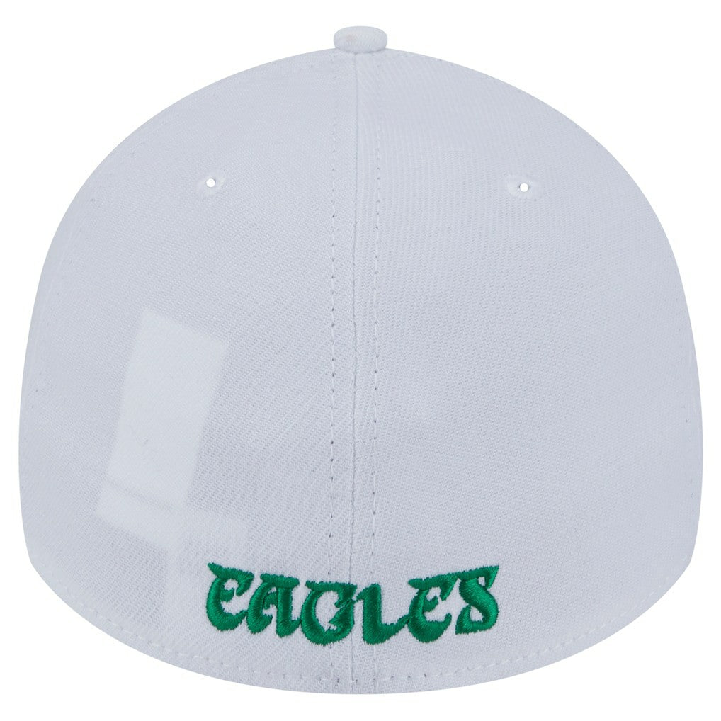 Philadelphia Eagles New Era Throwback 39THIRTY Flex Hat - White Hats
