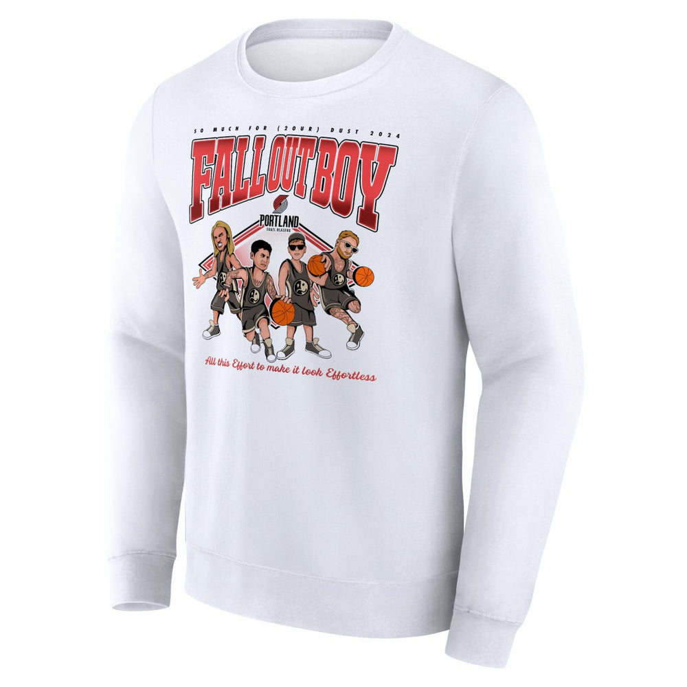 Fall Out Boy x Portland Trail Blazers So Much For (2our) Dust Fleece Pullover Sweatshirt White - Fanatics
