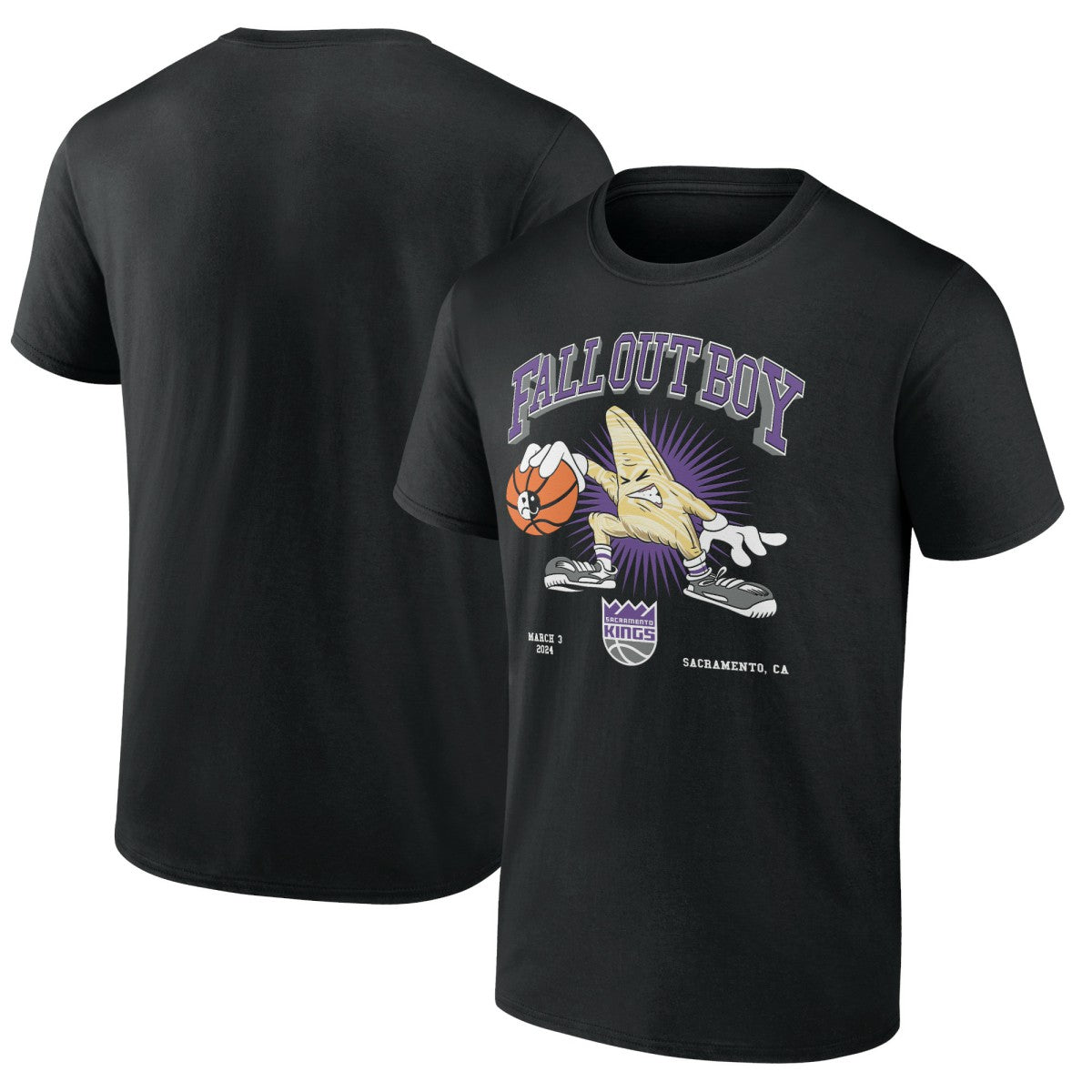 Fall Out Boy x Sacramento Kings So Much For (2our) Dust T-Shirt Black - Fanatics