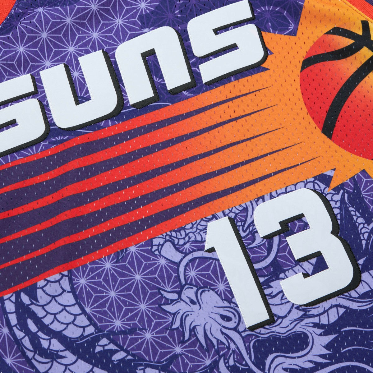 Steve Nash Phoenix Suns 1996/97 Hardwood Classics Asian Heritage 6.0 Swingman Throwback Player Jersey Purple - Mitchell & Ness
