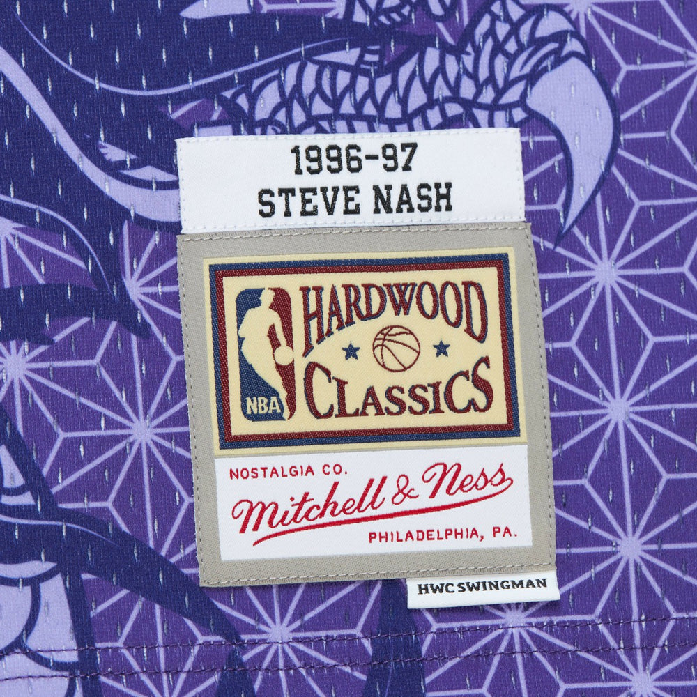 Steve Nash Phoenix Suns 1996/97 Hardwood Classics Asian Heritage 6.0 Swingman Throwback Player Jersey Purple - Mitchell & Ness