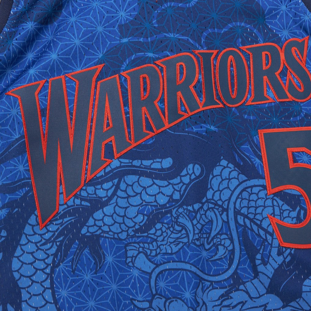 Baron Davis Golden State Warriors 2006/07 Hardwood Classics Asian Heritage 6.0 Swingman Throwback Player Jersey Royal - Mitchell & Ness