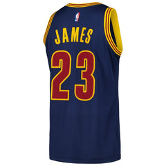 LeBron James Cleveland Cavaliers 2015/16 Hardwood Classics Authentic Jersey Navy - Mitchell & Ness