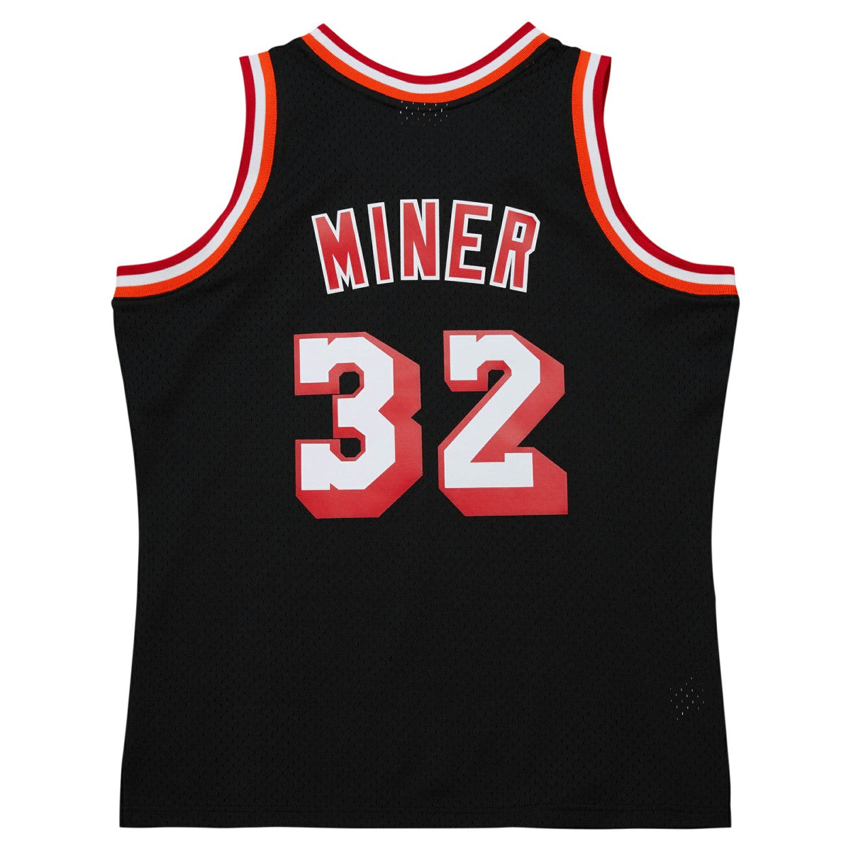 Harold Miner Miami Heat 1992/93 Hardwood Classics Swingman Throwback Jersey Black - Mitchell & Ness