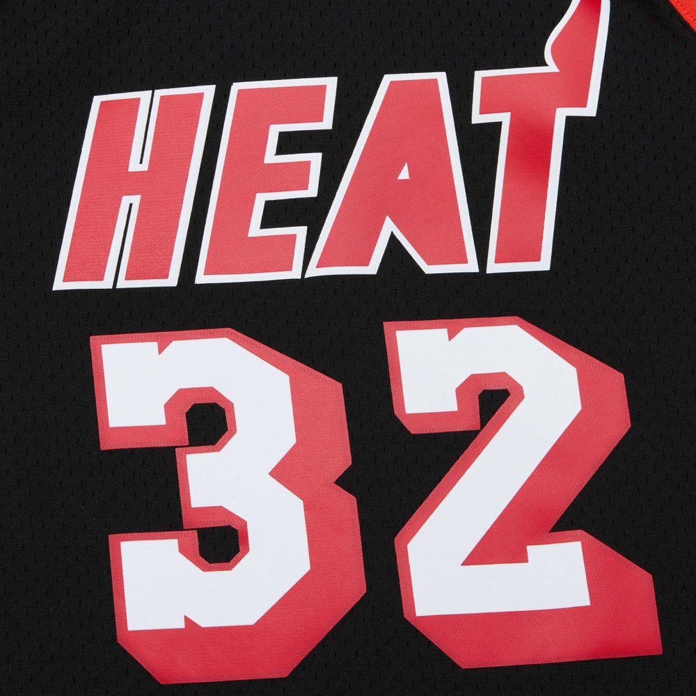 Harold Miner Miami Heat 1992/93 Hardwood Classics Swingman Throwback Jersey Black - Mitchell & Ness