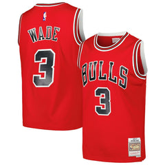 Dwyane Wade Chicago Bulls 2016/17 Hardwood Classics Swingman Jersey Red - Mitchell & Ness