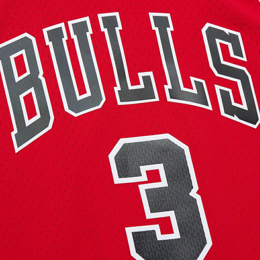 Dwyane Wade Chicago Bulls 2016/17 Hardwood Classics Swingman Jersey Red - Mitchell & Ness