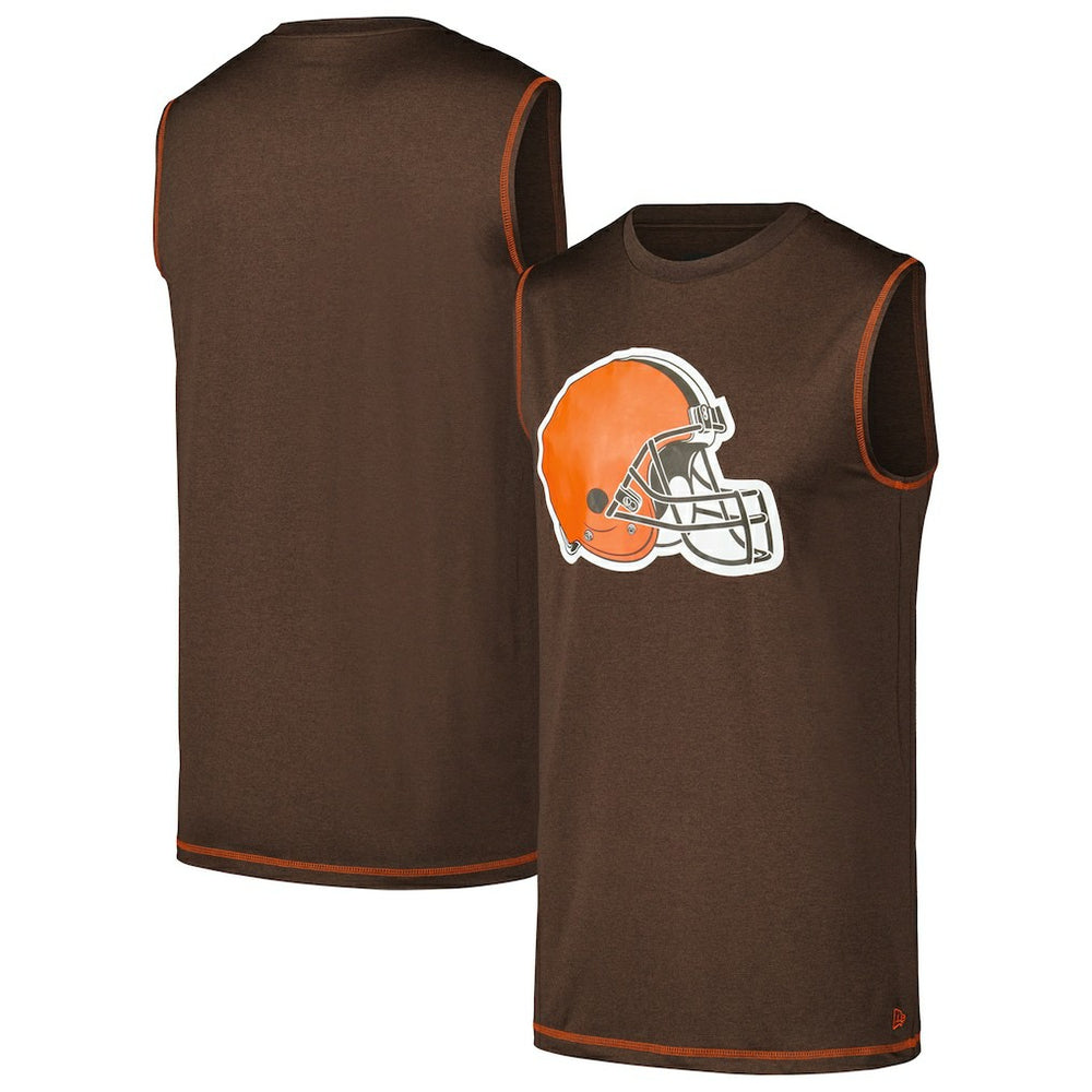 Cleveland Browns New Era Tank Top - Brown Tops