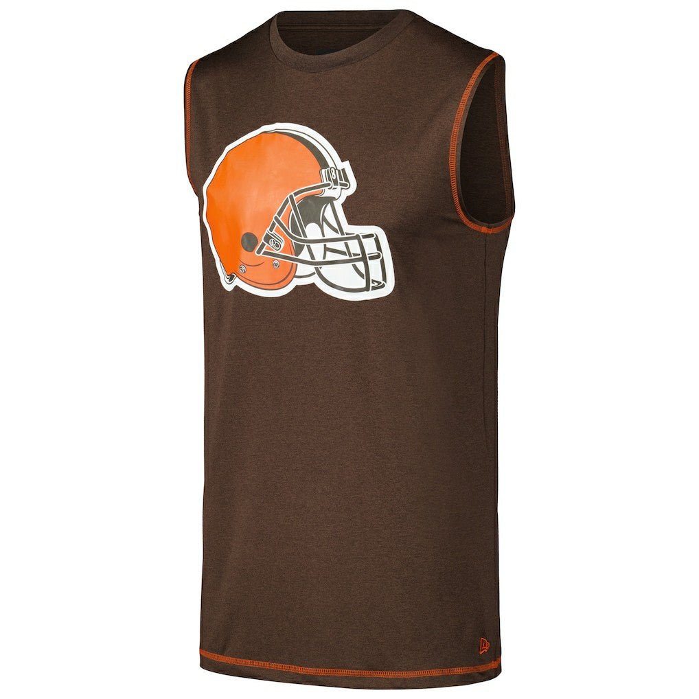 Cleveland Browns New Era Tank Top - Brown Tops