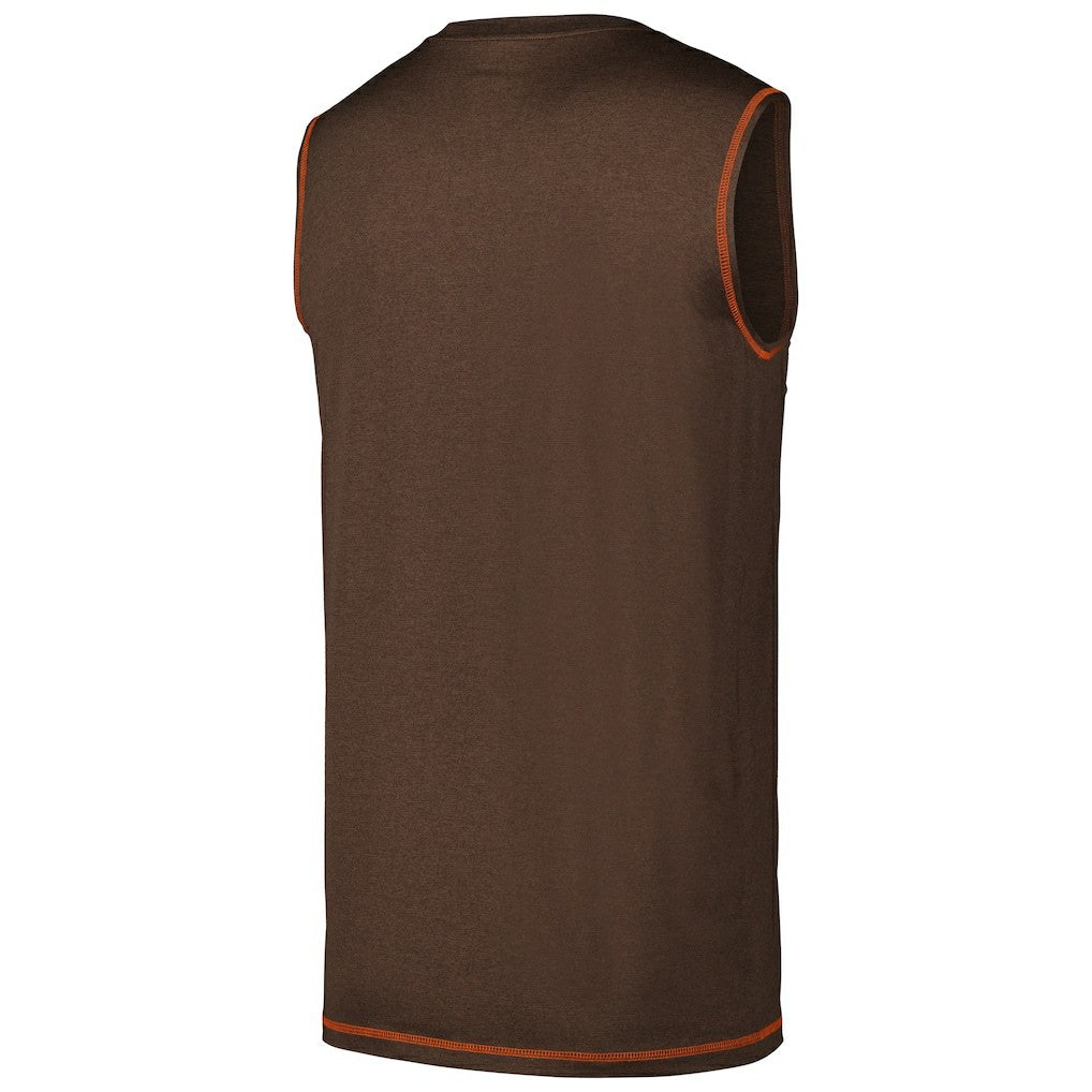 Cleveland Browns New Era Tank Top - Brown Tops