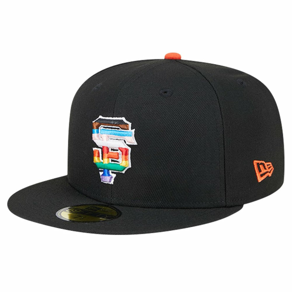 San Francisco Giants New Era 2024 Pride On Field 59FIFTY Fitted Hat - Black Hats