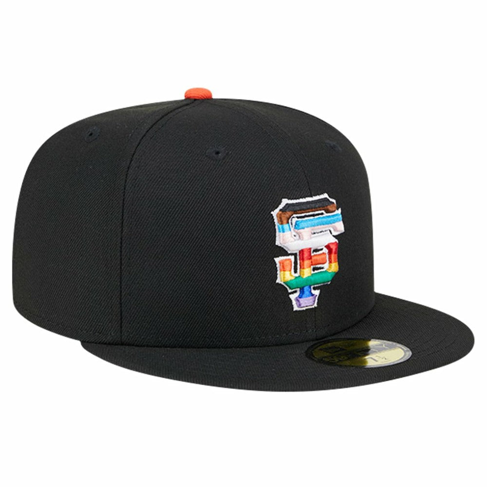 San Francisco Giants New Era 2024 Pride On Field 59FIFTY Fitted Hat - Black Hats