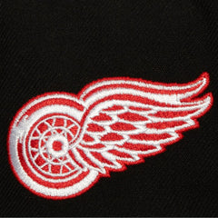 Detroit Red Wings Mitchell & Ness Retro Script Colorblock Snapback Hat - Black | US 201141492