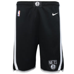 Brooklyn Nets Youth Swingman Performance Shorts Black Icon Edition - Nike