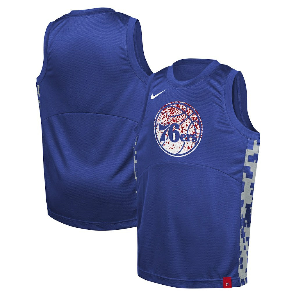 Philadelphia 76ers Youth Courtside Starting Five Team Jersey Royal - Nike
