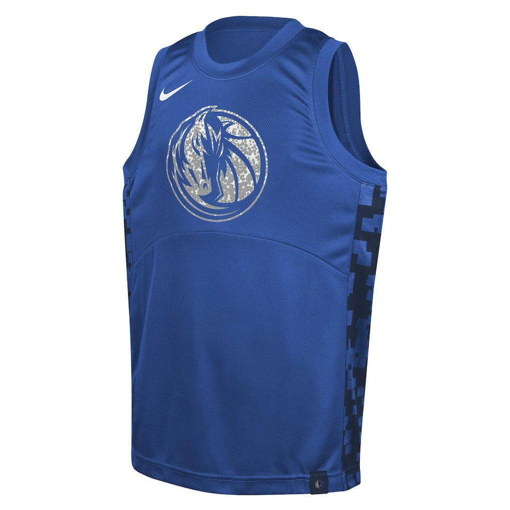 Dallas Mavericks Youth Courtside Starting Five Team Jersey Blue - Nike