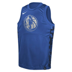 Dallas Mavericks Youth Courtside Starting Five Team Jersey Blue - Nike