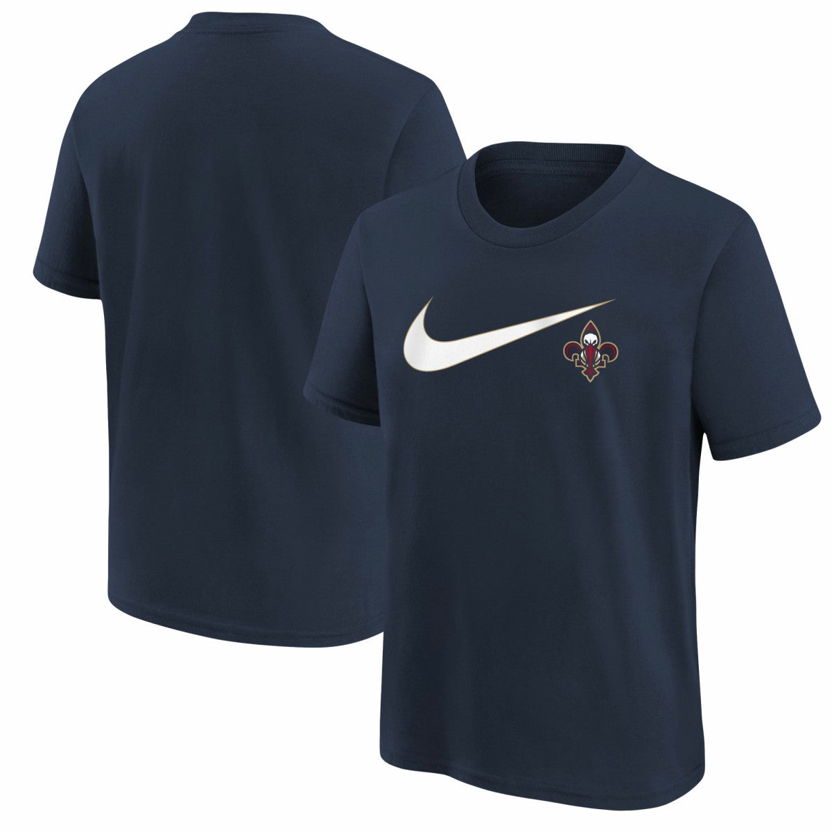 New Orleans Pelicans Youth Swoosh T-Shirt Navy - Nike