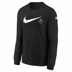 New Orleans Pelicans Youth Swoosh Long Sleeve T-Shirt Black - Nike