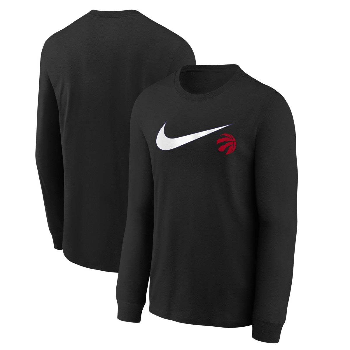 Toronto Raptors Youth Swoosh Long Sleeve T-Shirt Black - Nike outlet