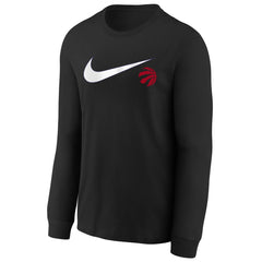 Toronto Raptors Youth Swoosh Long Sleeve T-Shirt Black - Nike outlet