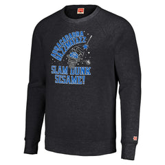 Orlando Magic Homage Unisex Slam Dunk Sesame Tri-Blend Crew Raglan Pullover Sweatshirt Charcoal