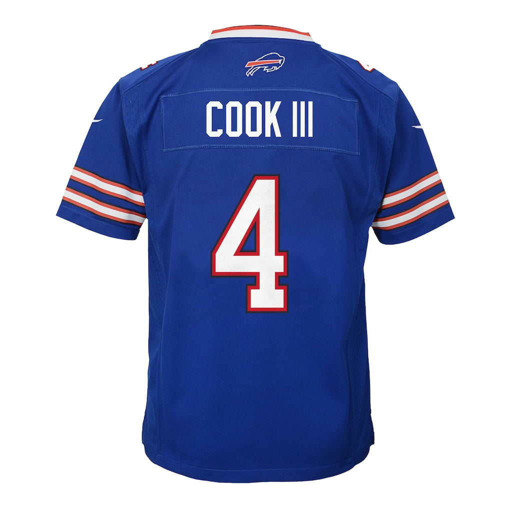 James Cook III Buffalo Bills Youth Game Jersey - Royal Jerseys